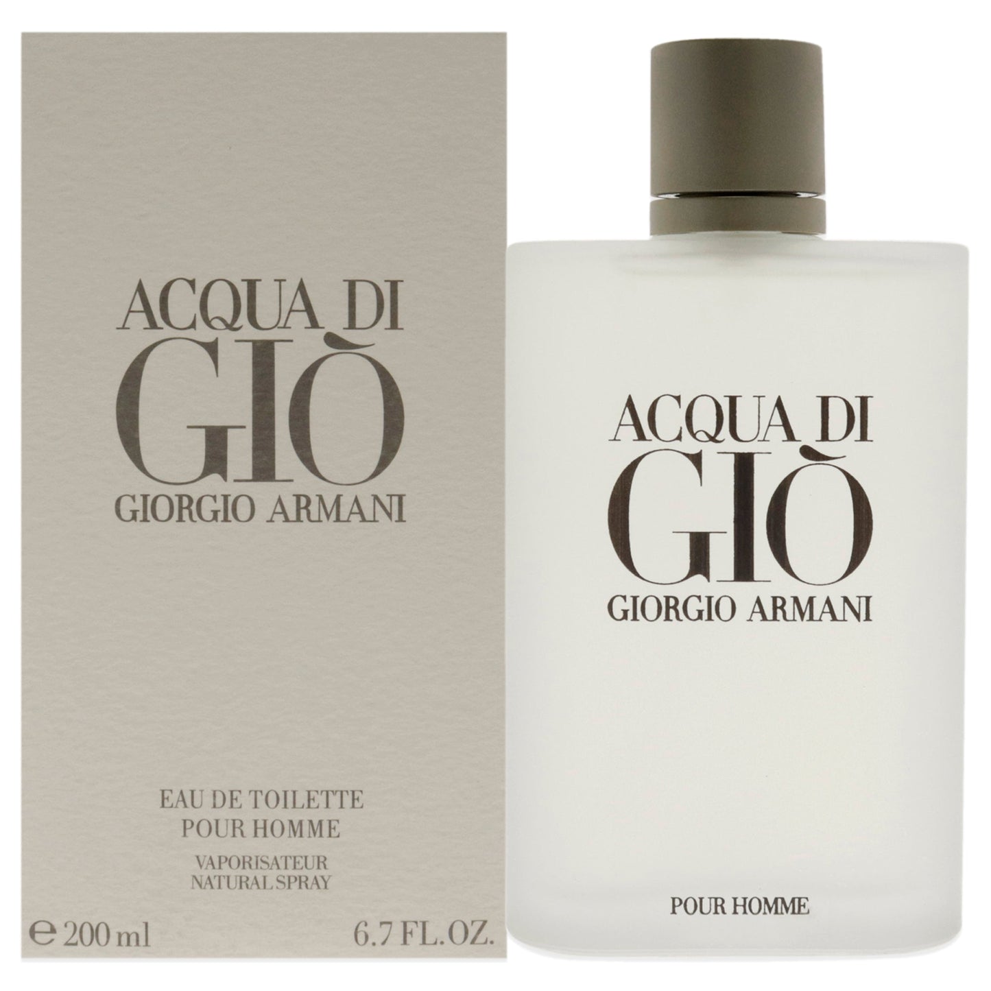 Acqua Di Gio by Giorgio Armani for Men 6.7 oz EDT Spray